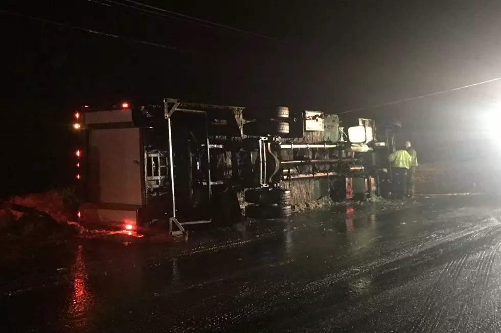 Icy Roads Blamed For Dairy Truck Crash In Monticello
