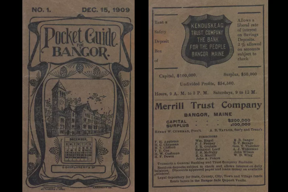 1909 Bangor Pocket Guide Showcases Day To Day Life 100 Years Ago