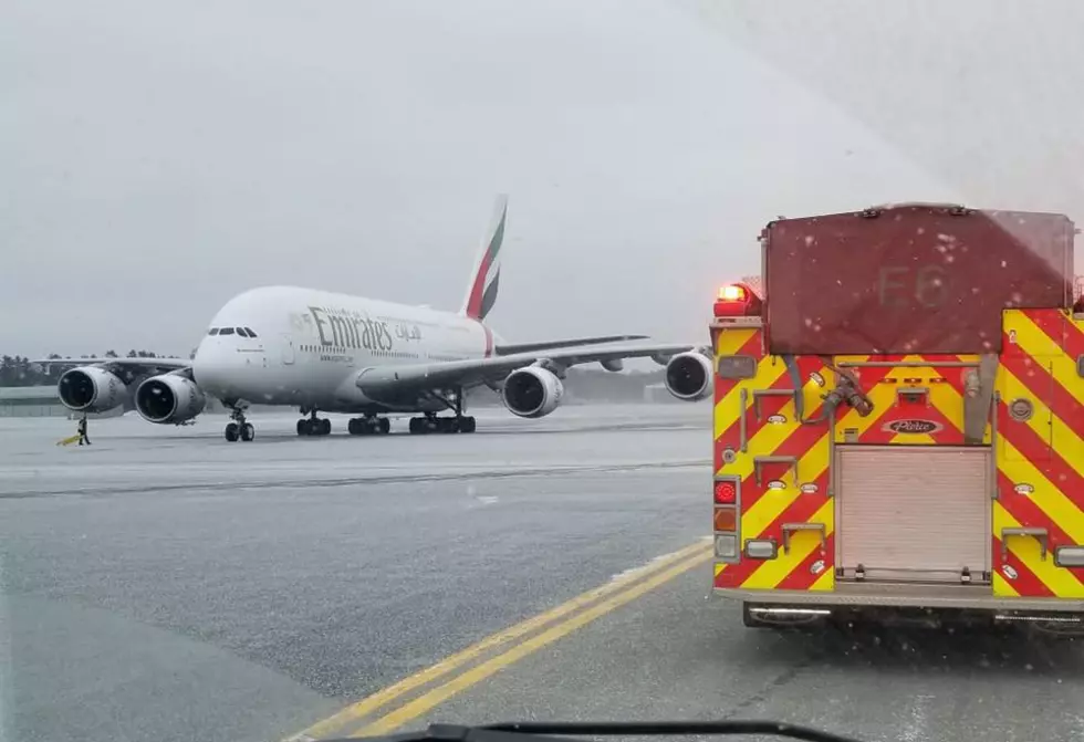 World’s Largest Passenger Plane Makes Emergency Landing in Bangor