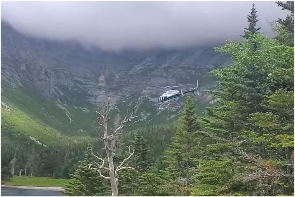 Maine Forest Service Helicopter Aids in Mt Katahdin Hiker Rescue
