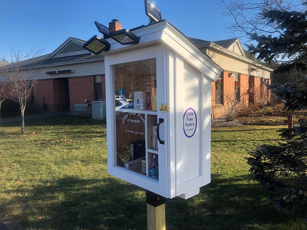 Town Of Hampden Unveils ‘Free Little Pantry’ For Those In Need