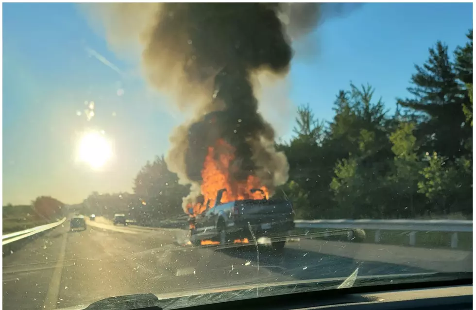 Vehicle Fire on I-95 Northbound in Hampden [UPDATE]