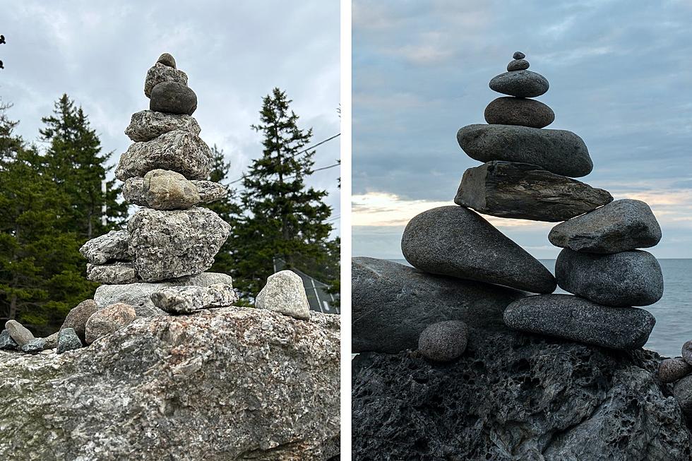 What’s the Deal With These Piles of Stacked Rocks in Maine?