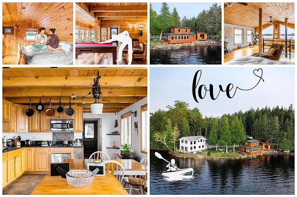 Maine Waterfront Home For Sale Also Has a Stunning Airbnb Cabin