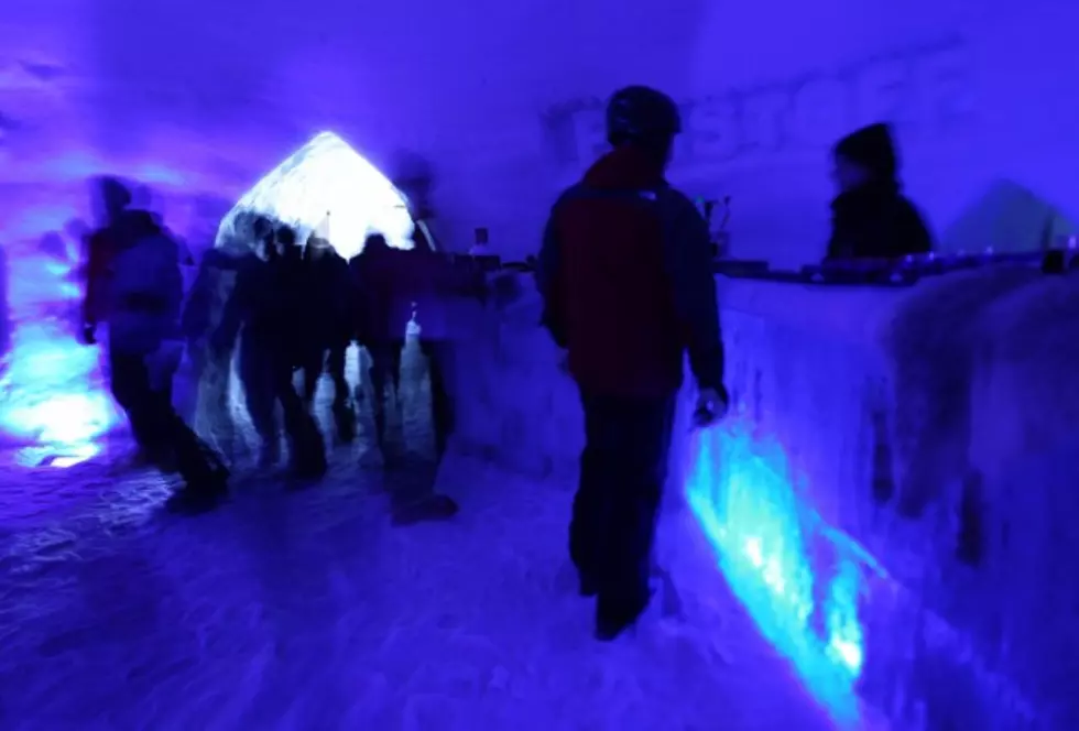 Ice Bars Being Built in Maine