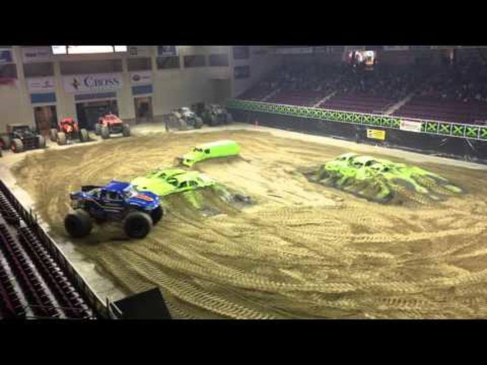 Watch Video From The Monster Truck Destruction Tour In Bangor!