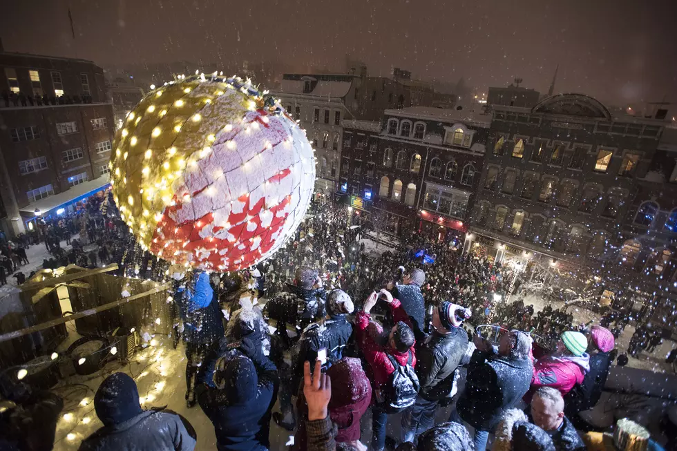 Bangor Rings In 2017 With Snowy New Year’s Eve Ball Drop