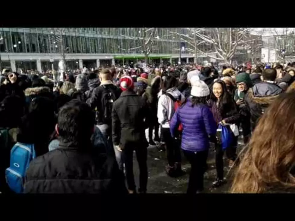 Watch UBC Vancouver Students Stage A Massive Snowball Fight [VIDEO]