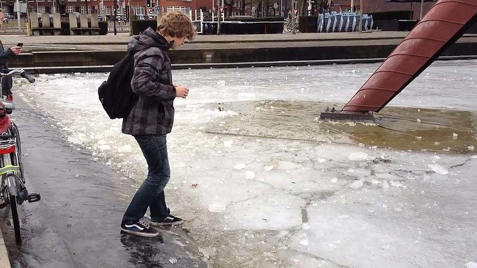 Epic Falling On Ice Fails [VIDEO]