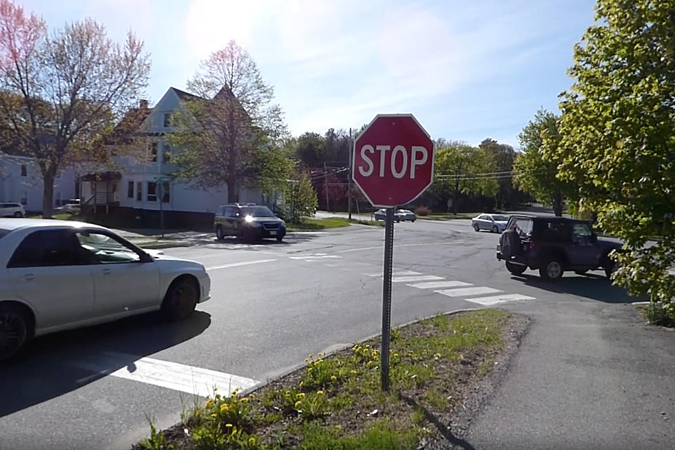 Why Does Nobody Stop At This Bangor Stop Sign? [WATCH]