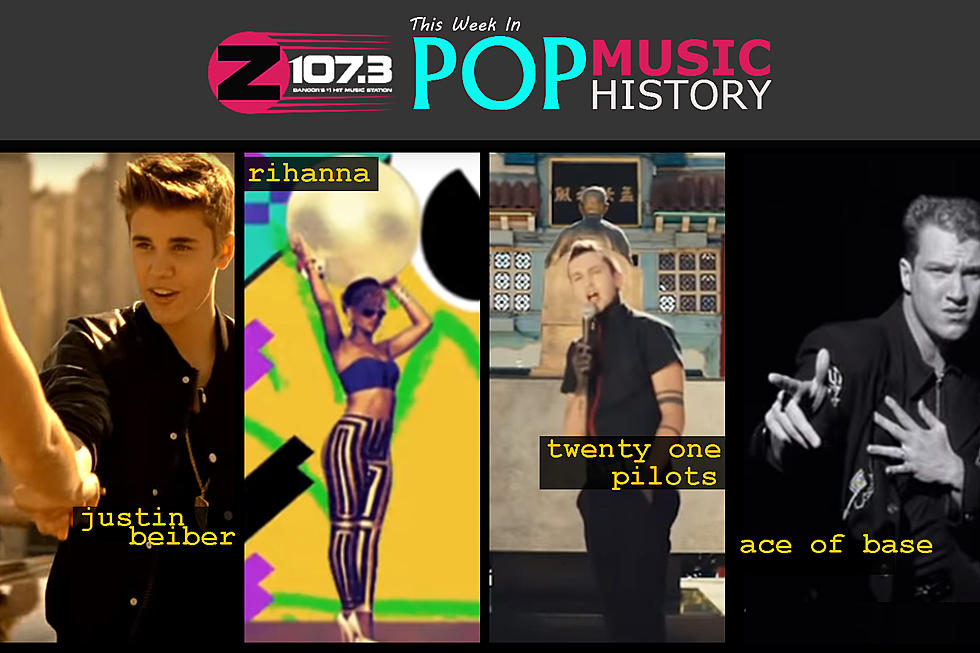 Z107.3’s This Week in Pop Music History: Rihanna, Beiber, Ace of Base and More [VIDEOS]