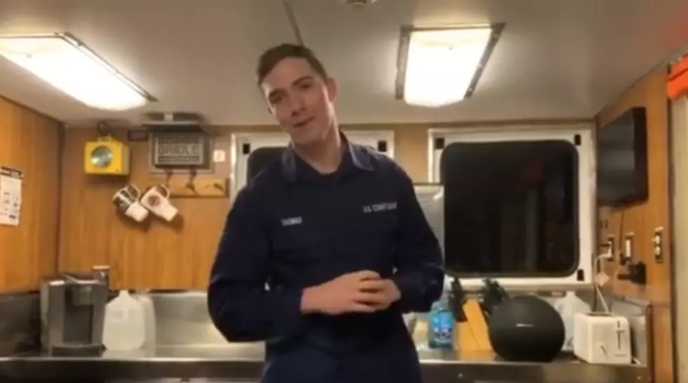 Coast Guard Crew Member Re-Mixes ‘Ice Ice Baby’ on Maine River