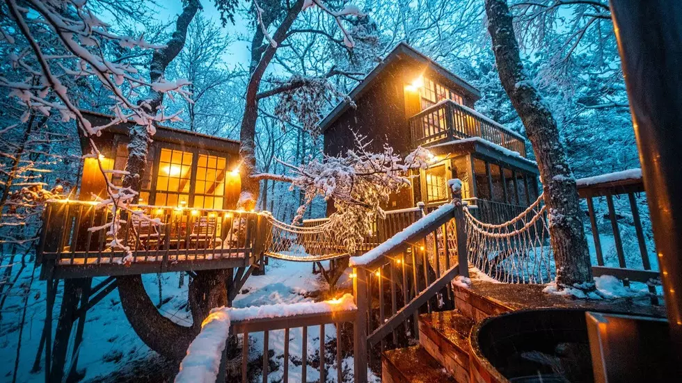 Stay In A Magical Maine Treehouse With A Wood Fired Hot Tub