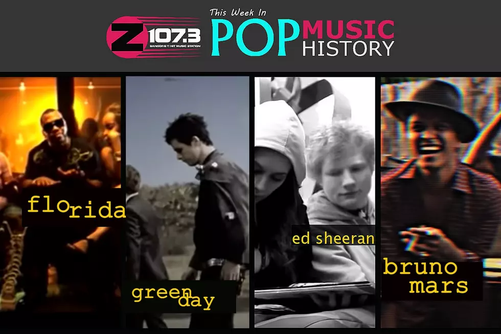Z107.3’s This Week in Pop Music History: Ed Sheeran, Britney Spears, Bruno Mars and more [VIDEOS]