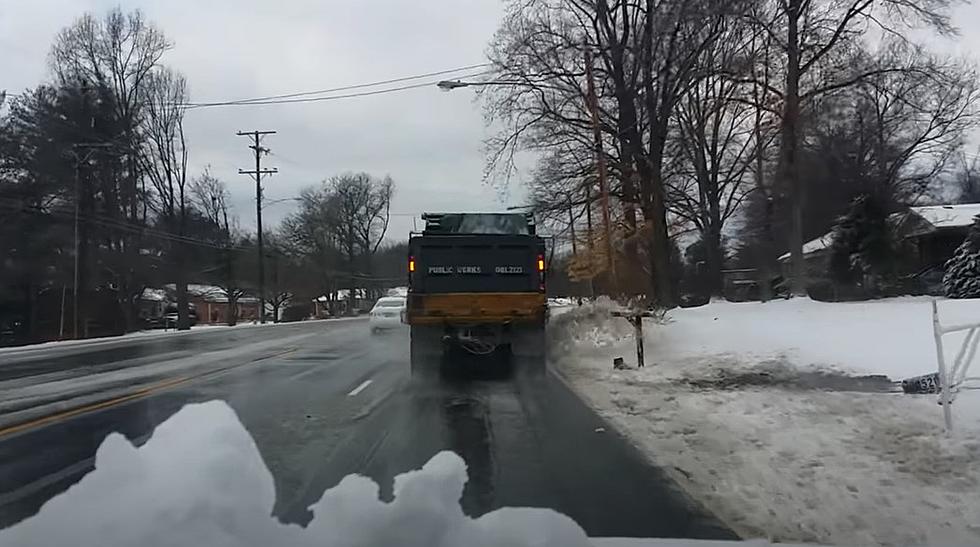 This TikTok Video Shows A Maine Snow Plow Truck Hitting Mailboxes