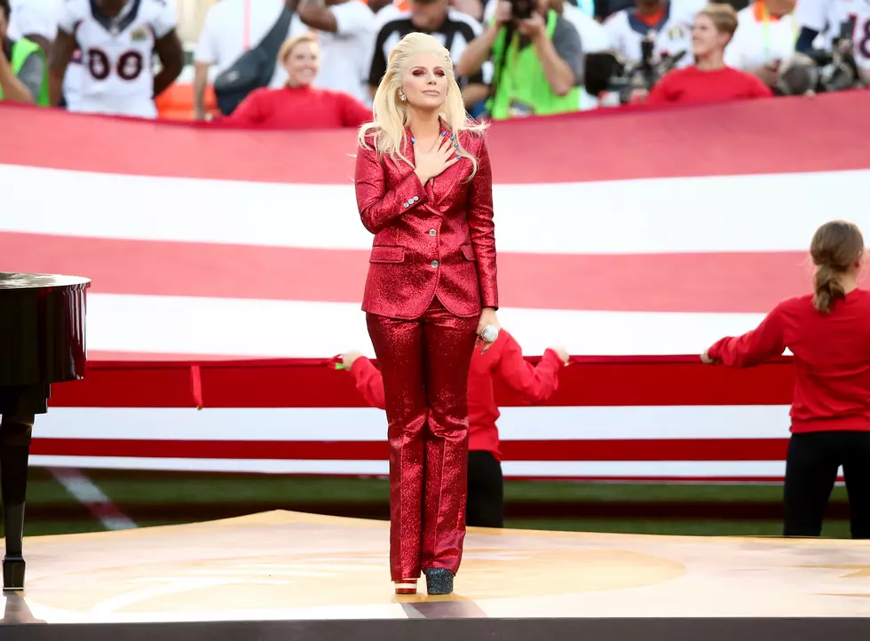 Lady Gaga Sings National Anthem at Super Bowl 50 [VIDEO]