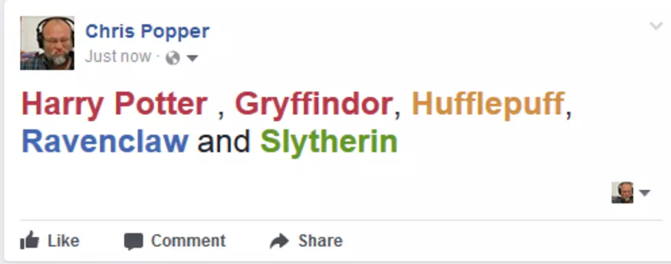 Harry Potter Magic on Facebook