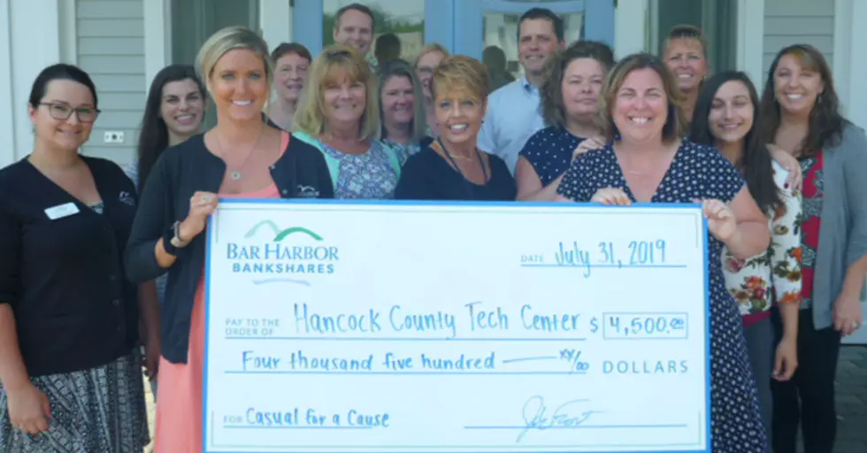 Bar Harbor Bank and Trust Makes a $4500 Donation to Hancock County Technical Center