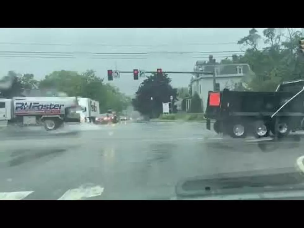 Heavy Rain Causes Ponding on Ellsworth Roads Thursday Morning [VIDEO]