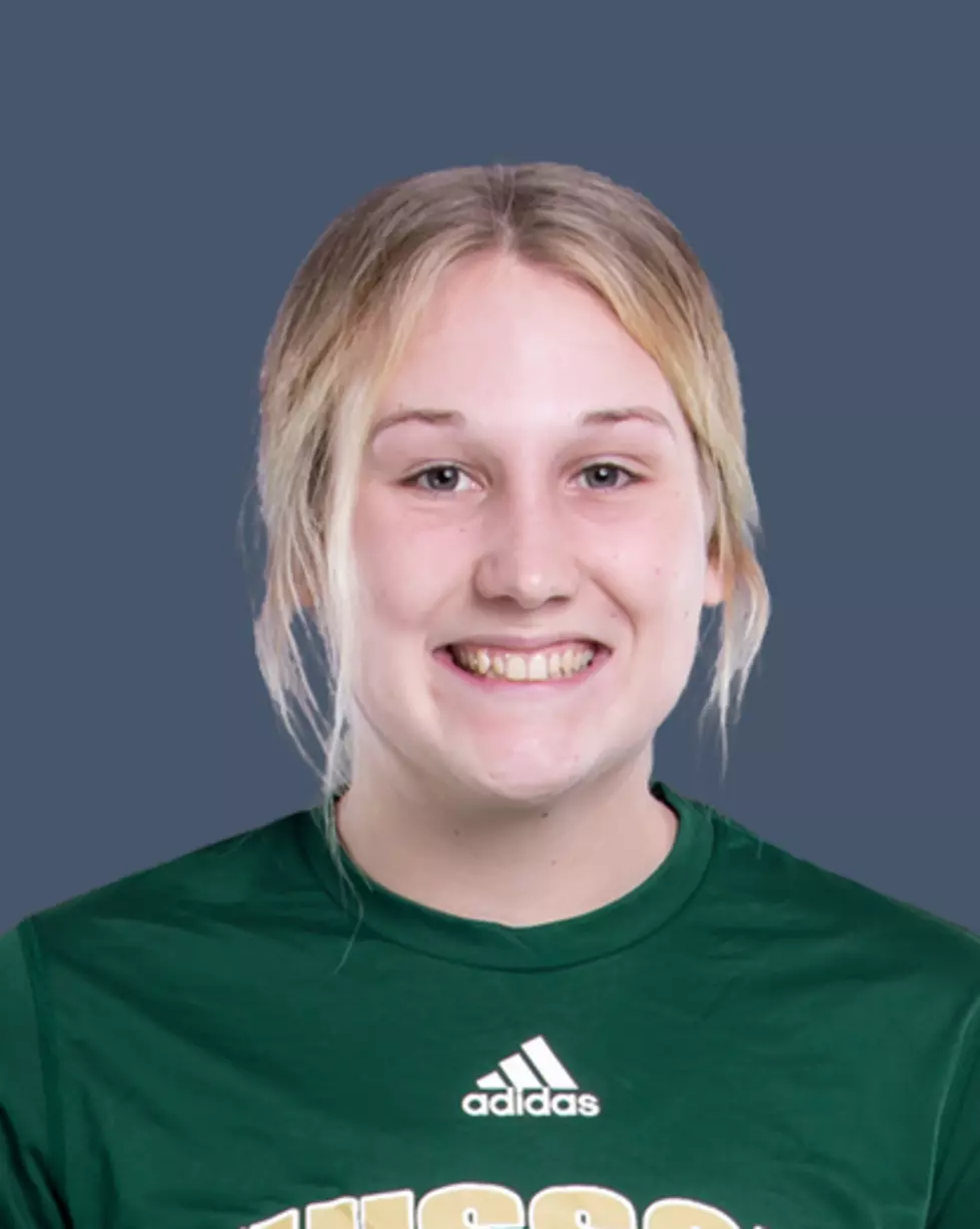 Former EHS Eagle Ellie Clarke Swims in 6 Events for Husson at Regis Invitational