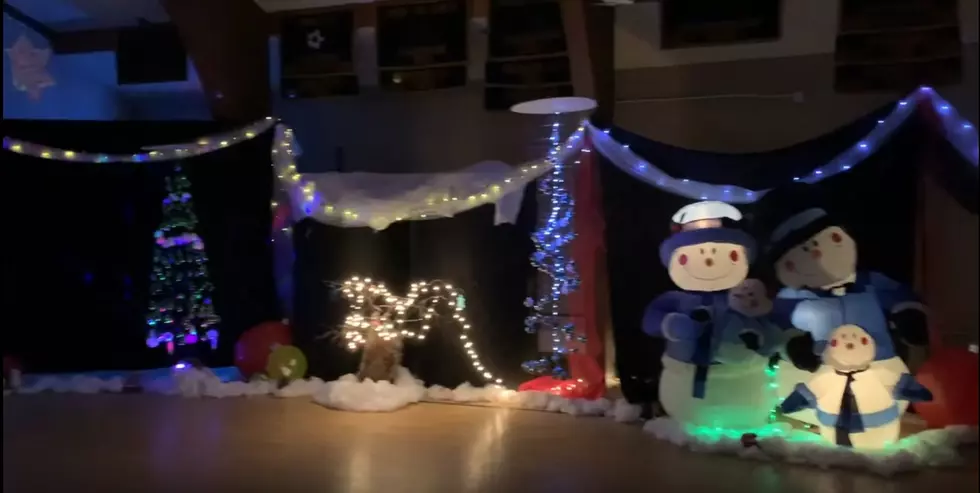 Lamoine Consolidated School Turns Gym Into a Christmas Wonderland [VIDEO]