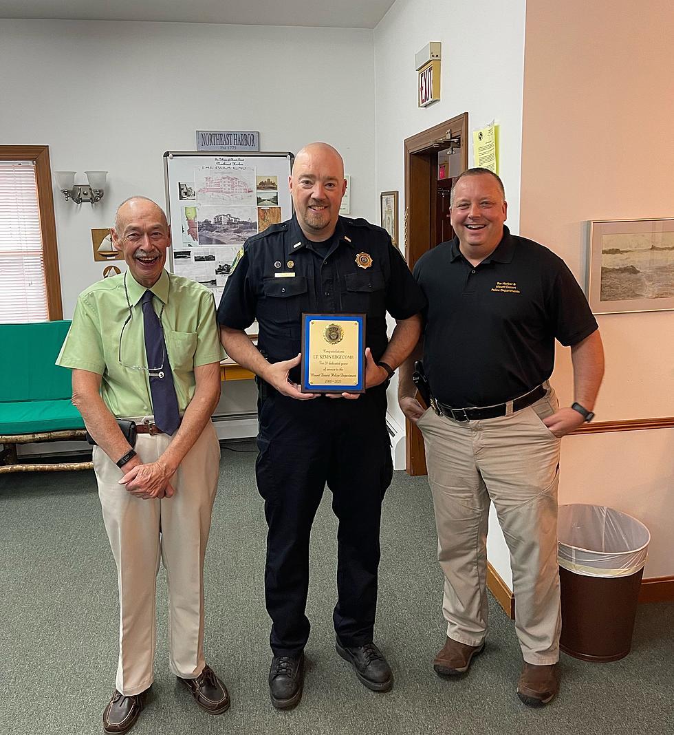 Lt. Edgecomb Honored for 20 Years of Service