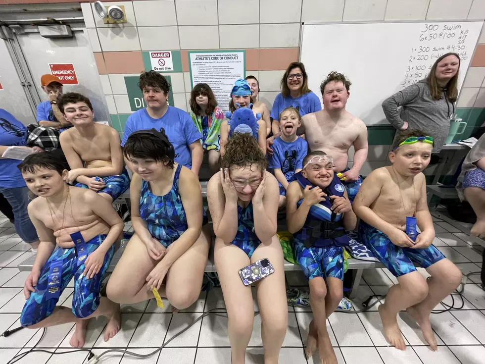 Blue Lobsters Bring Home 28 Ribbons at Regional Special Olympics Swim Meet