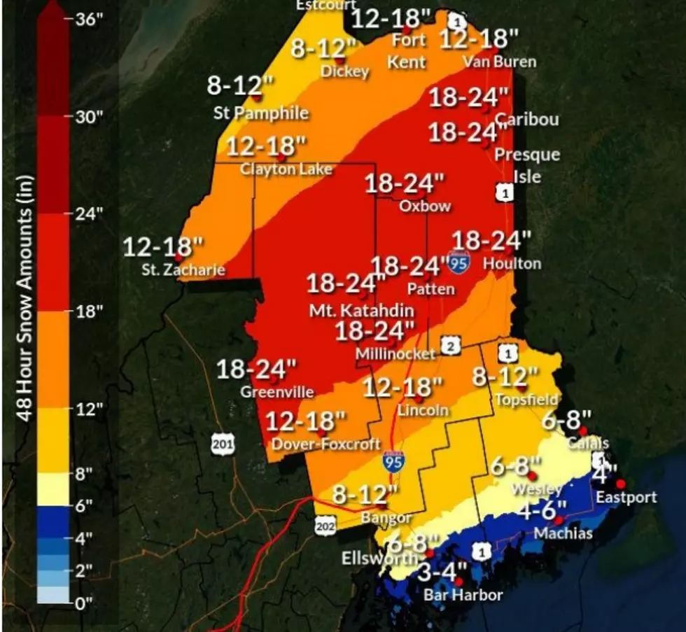 Snow, Freezing Rain and Sleet Expected Downeast on Saturday