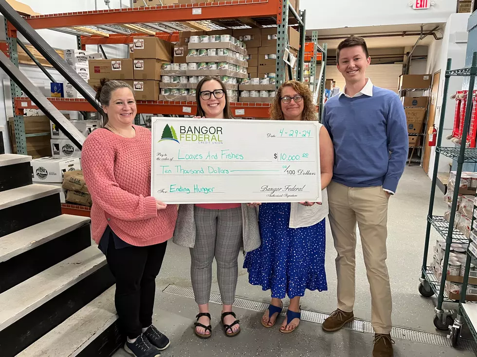 Bangor Federal Credit Union Donates $10,000 to Loaves & Fishes to Help Combat Food Insecurity