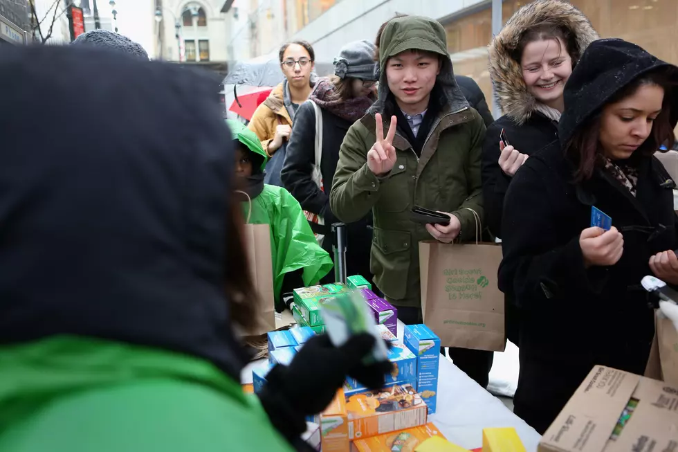 Girl Scouts Selling Cookies in Front of Marijuana Dispensary