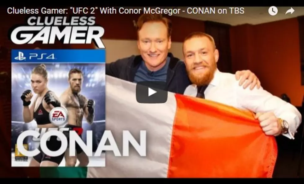 Conan O&#8217;Brien Takes On Conor McGregor?! [VIDEO]
