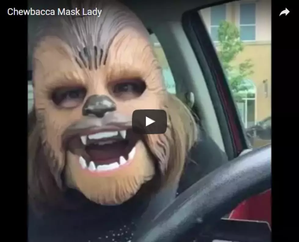 Chewbacca Lady Gets Surprised