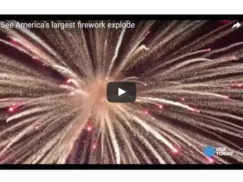 The Largest Firework Ever Exploded In North America [WATCH]