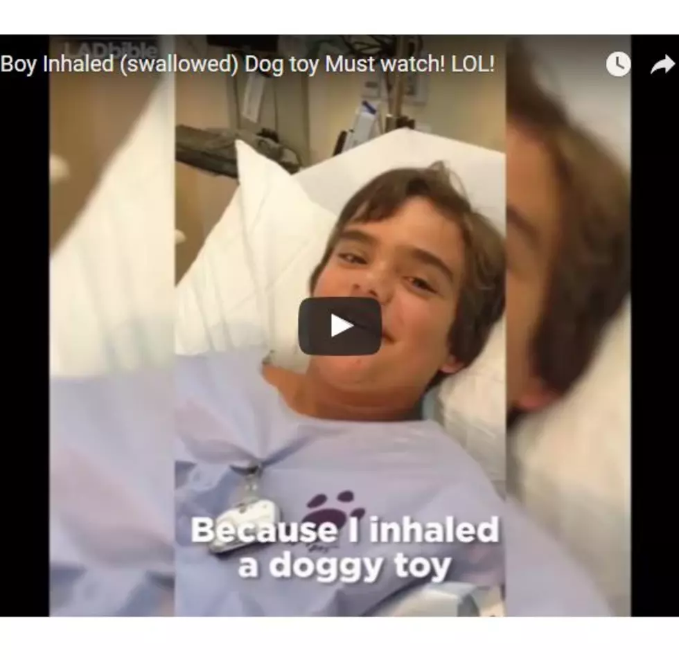 Kid Inhaled His Dog’s Squeaky Toy [WATCH]