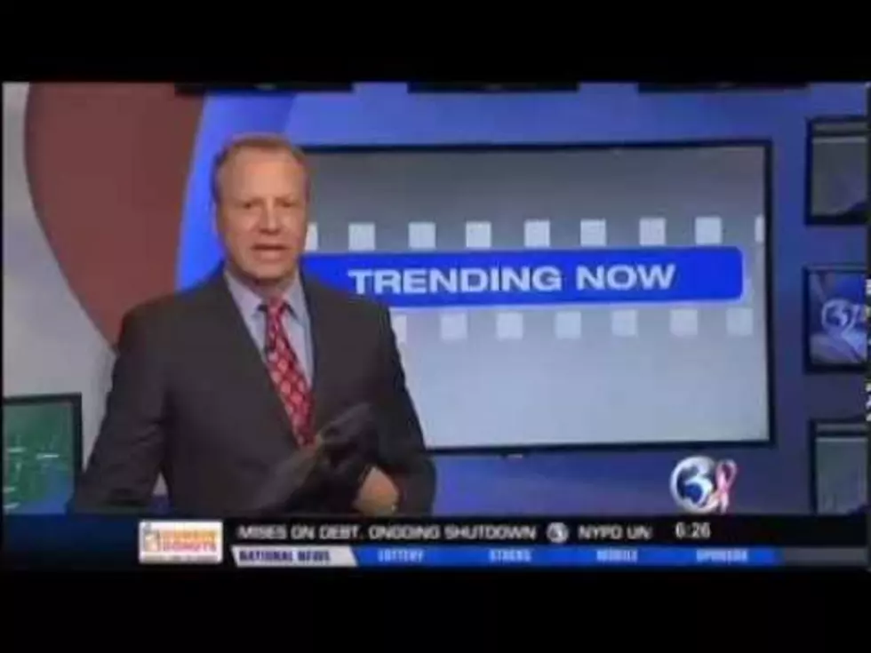 Weatherman Accidentally Eats Cat Vomit- On Live TV  [VIDEO]