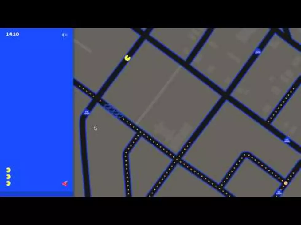Google Fools Around With PAC-MAN Maps [WATCH]