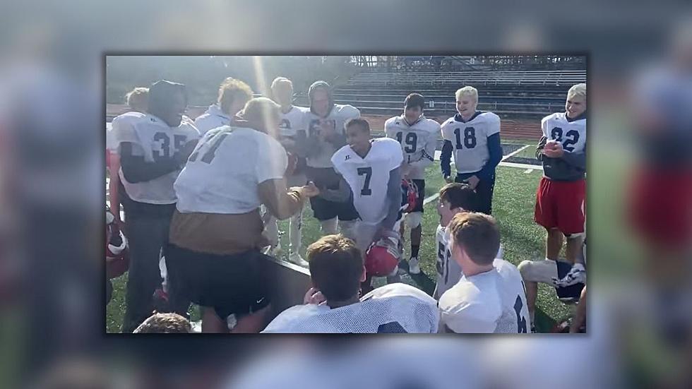WATCH: Chenango Forks Football Pitch In To Give Teammate Special Gift