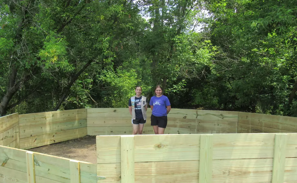 Outstanding! Two Vestal Girl Scouts Build Gaga Ball Pit For Silver Award Project