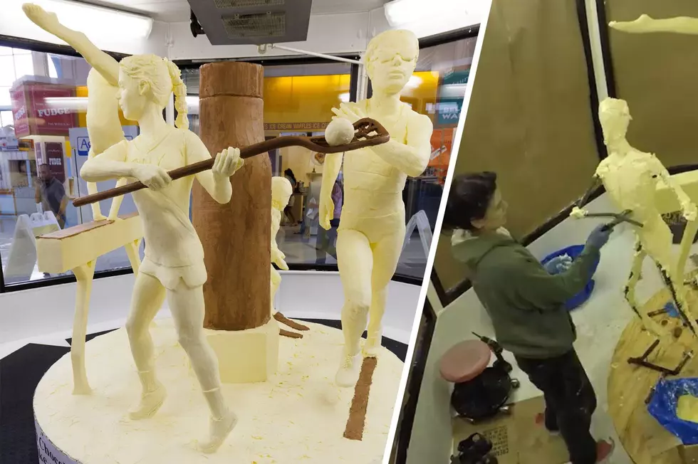 WATCH: New York State Fair Butter Sculpture Build From Start To Finish