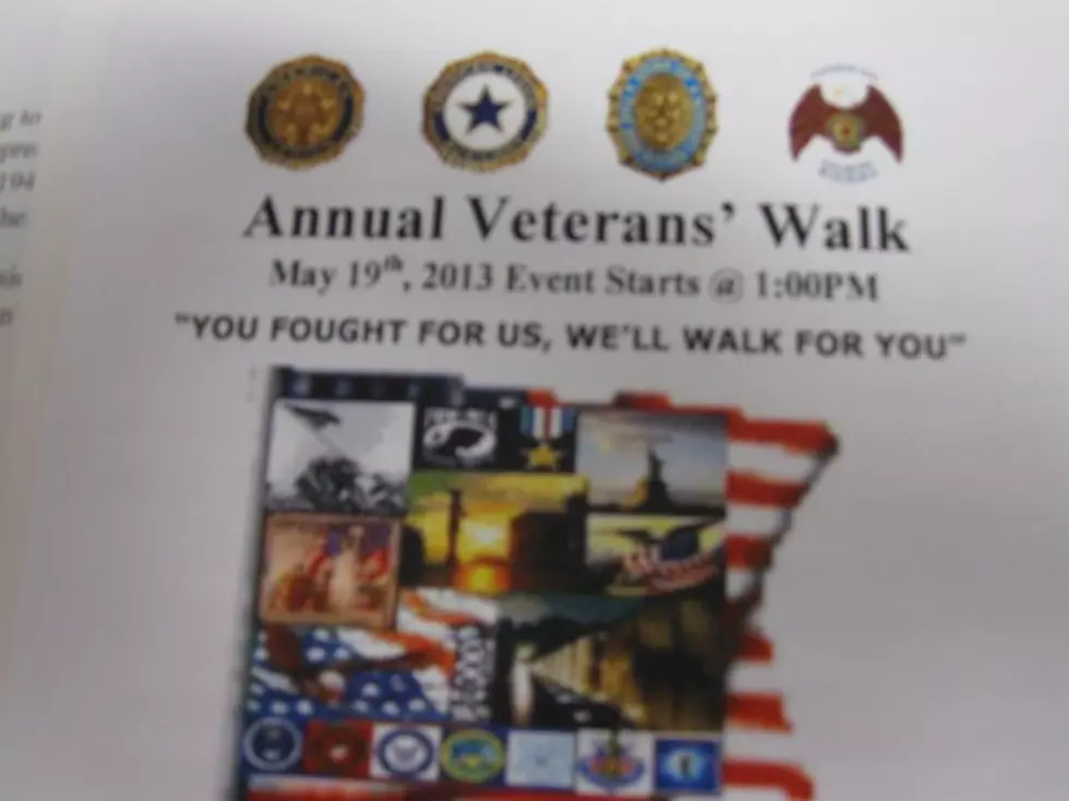 Annual Veterans Walk Scheduled For Sunday