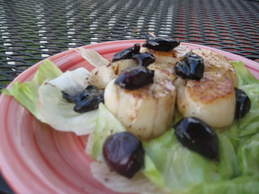 Foodie Friday Grilled Scallops With Cherry Balsamic Reduction