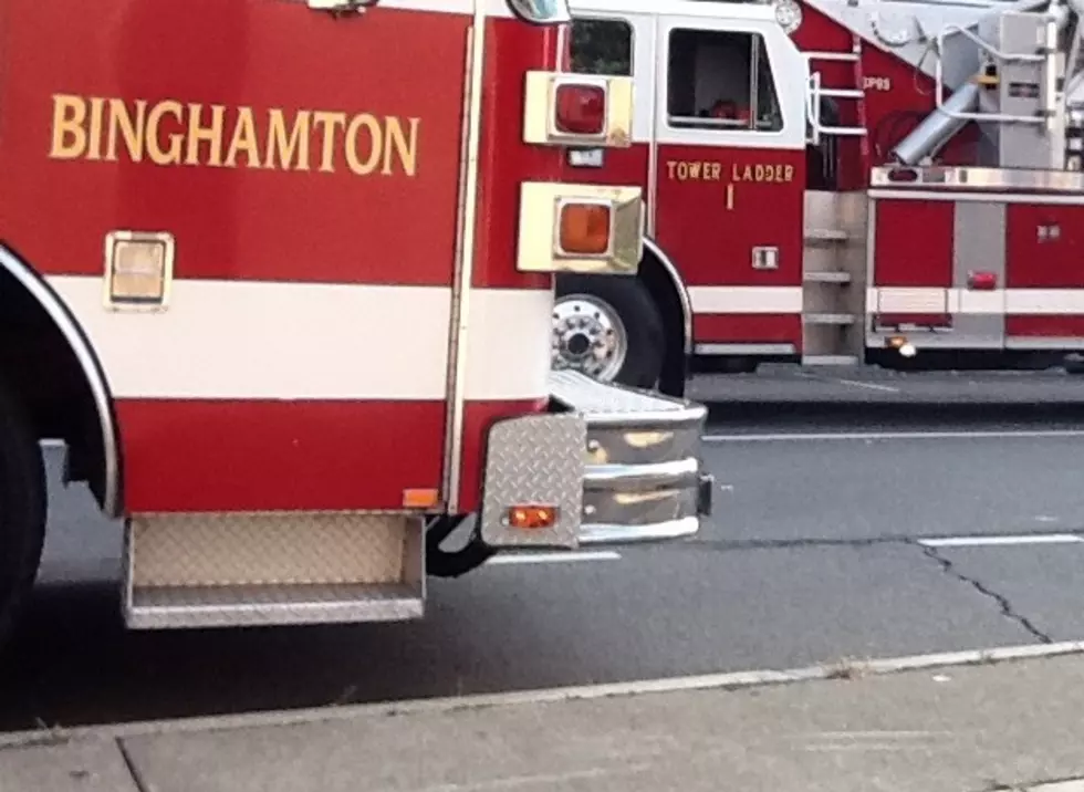 Fire at Binghamton Oakdale Pizza Building