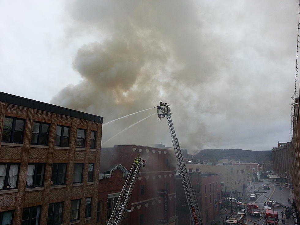 Fire Rips Through Downtown Binghamton Business