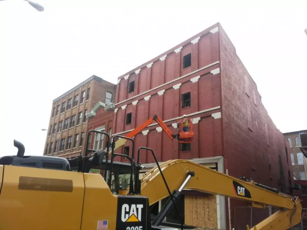 Crews Prepare For Downtown Binghamton Demolition