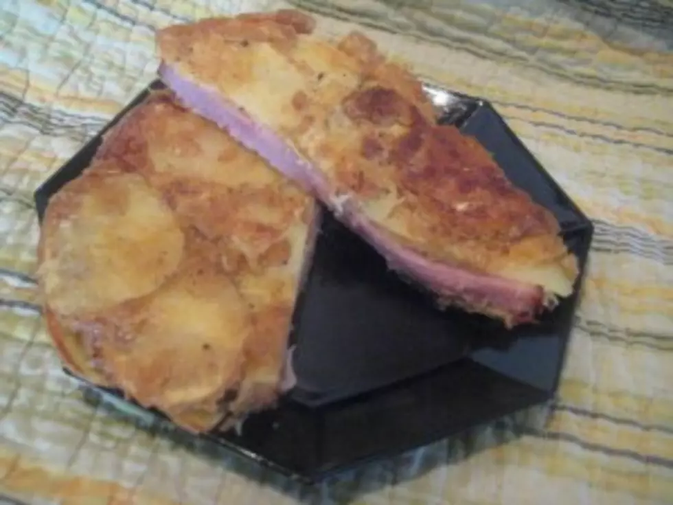 Ham Steak Encrusted in Potato Recipe [Sponsored]