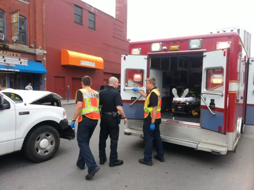 Two Hurt in Downtown Binghamton Crash