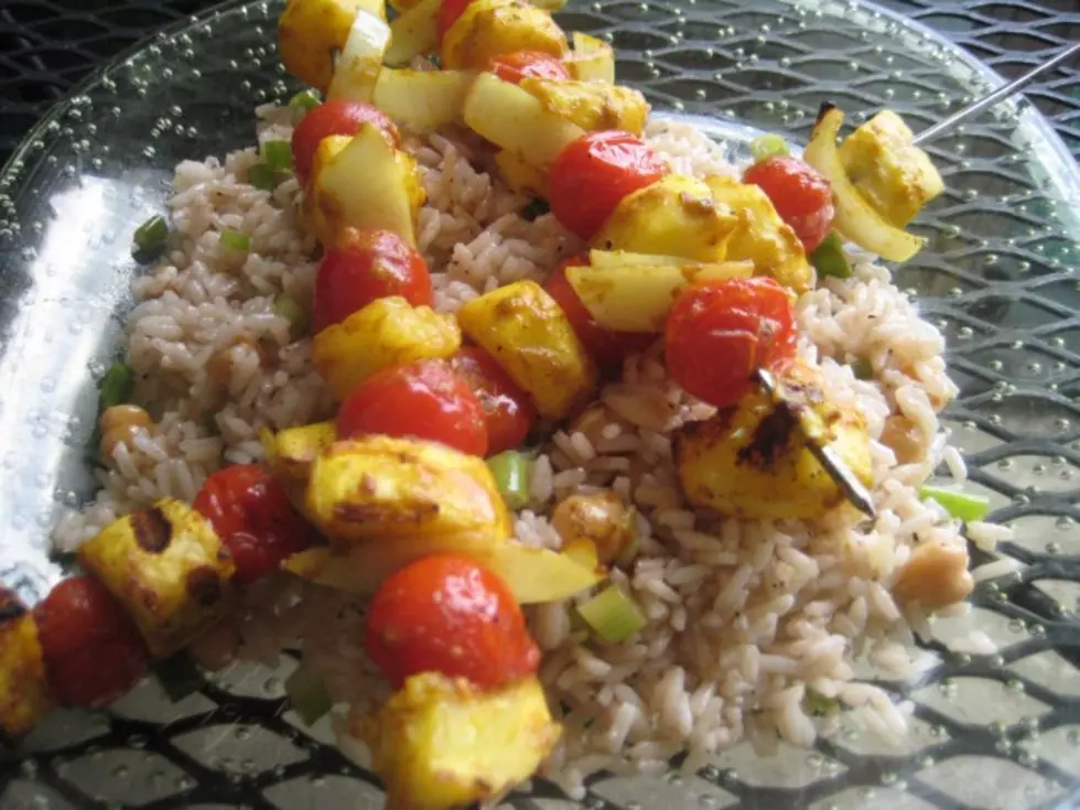 Grilled Curry Squash Kabob Foodie Friday