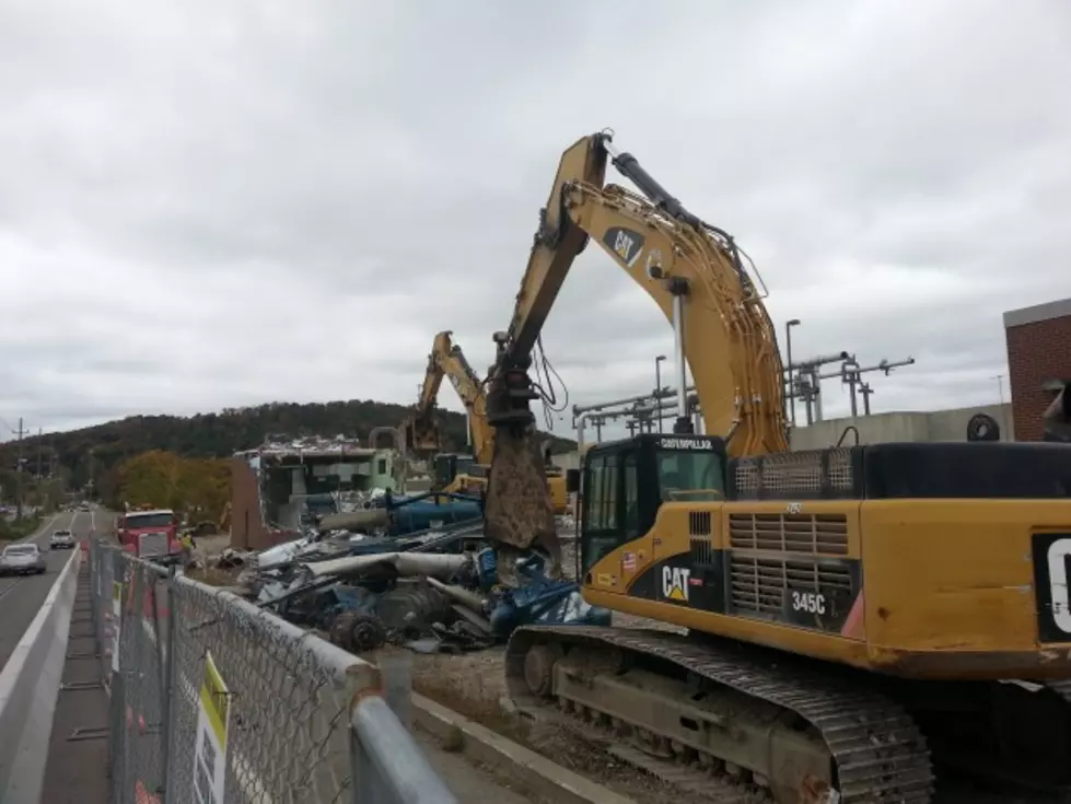 Sections of Vestal Sewage Treatment Plant Removed