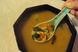 Make Shrimp Fried Rice Soup Easy