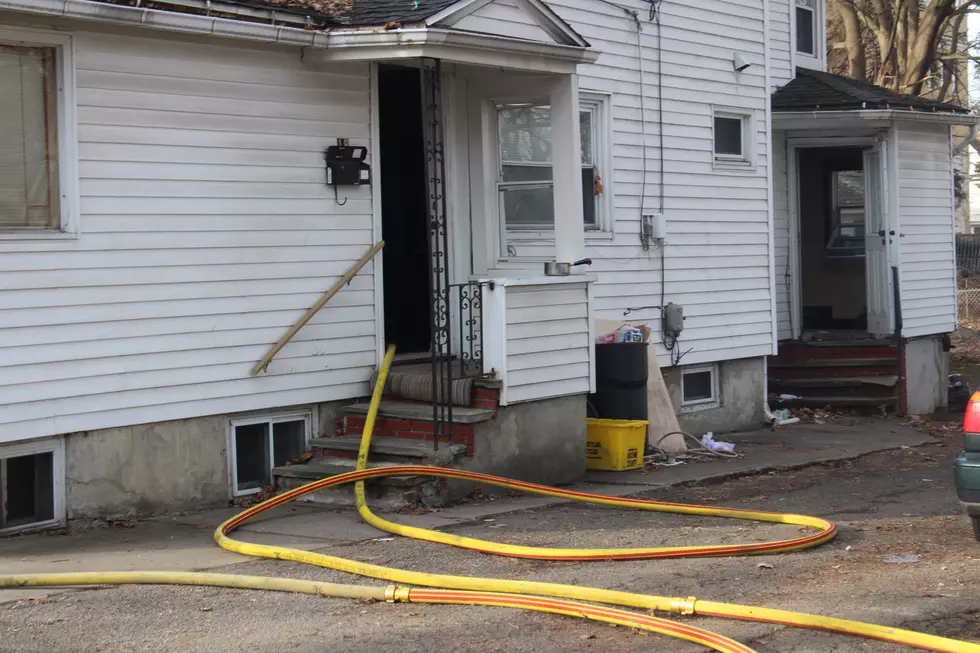 Most of the fire damage was confined to a first-floor bedroom in the apartment house. (Photo: Bob Joseph/WNBF News)